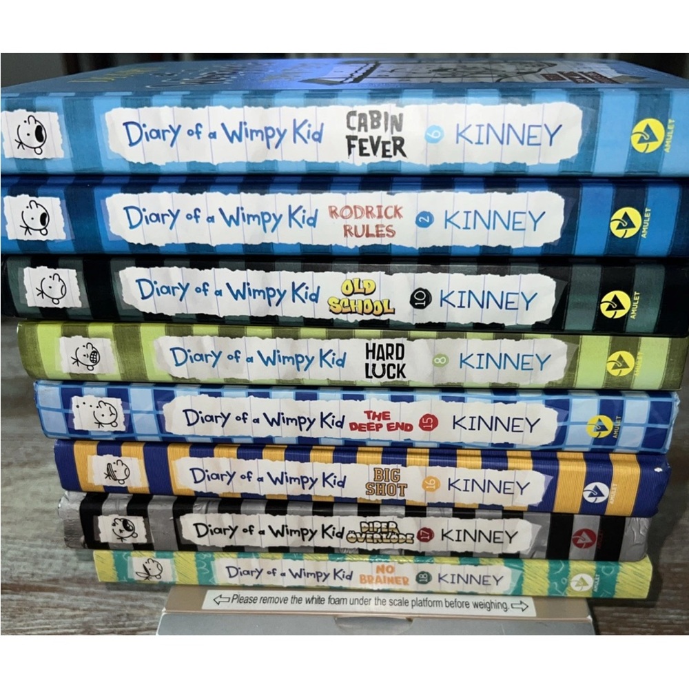 Diary of a Wimpy Kid Book Lot of 7 Hardcover 1 Softcover Jeff Kinney Volumes - Picture 3 of 5